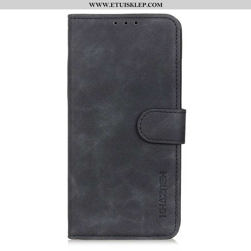 Etui Folio do Oppo A74 4G Khazneh Efekt Skóry W Stylu Vintage